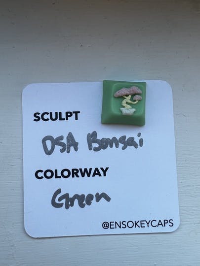 Ensokeycaps - DSA Bonsai - Green
